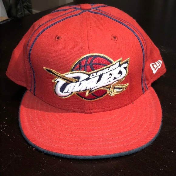 new era accessories cleveland cavaliers fitted hat size 7 58 7 5 8 hat size